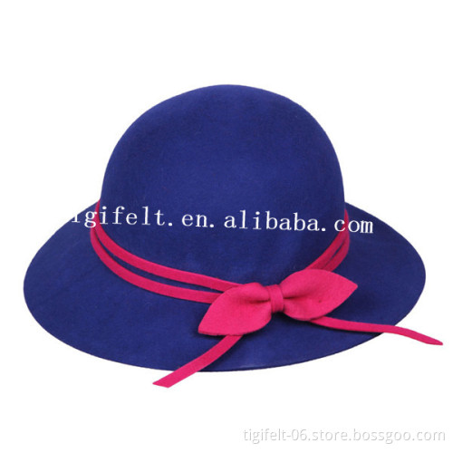 wide brim wool felt hat